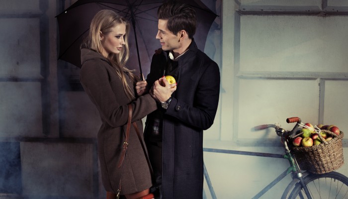 Fine picture of attractive couple Fine picture of attractive couple