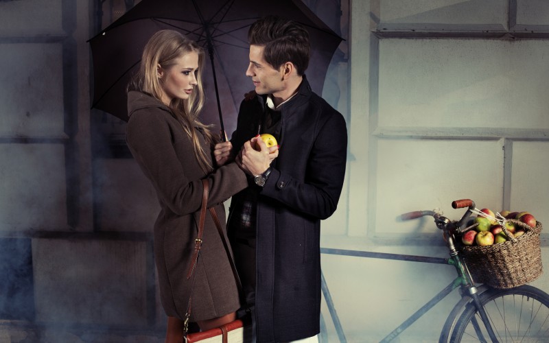 Fine picture of attractive couple Fine picture of attractive couple